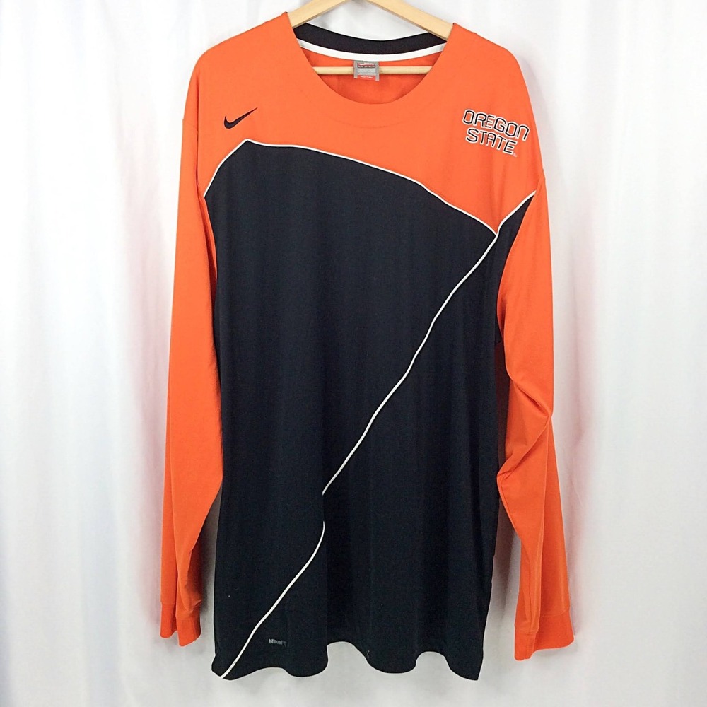 Nike Team FitDry OSU Oregon State University Beavers Shirt Men's Size XXL